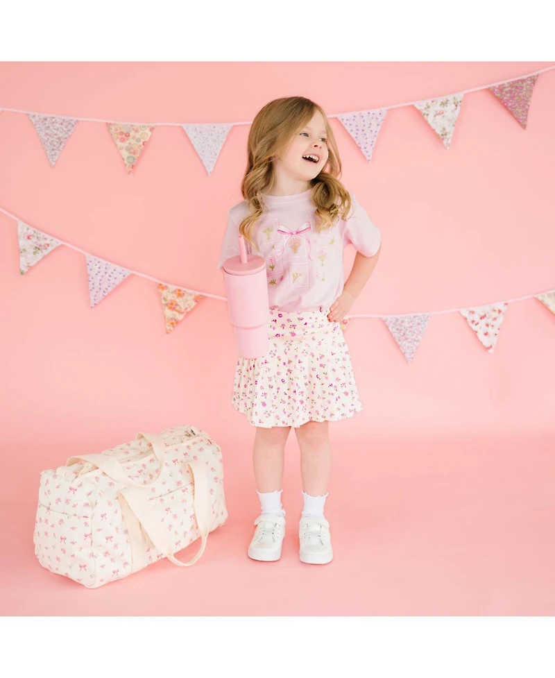 Sweet Wink Toddler Girls Ditsy Floral Athletic Skort