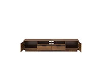 sumyeg 78 inch Modern Cabinet Tv Stand with Deep Drawer & Cable Management, Soft-Closing Hinges