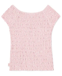 abercrombie kids Girls' Smocked Short-Sleeve Top