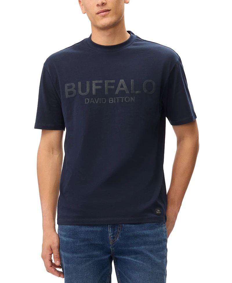 Buffalo David Bitton Men's Navi Graphic T-shirt