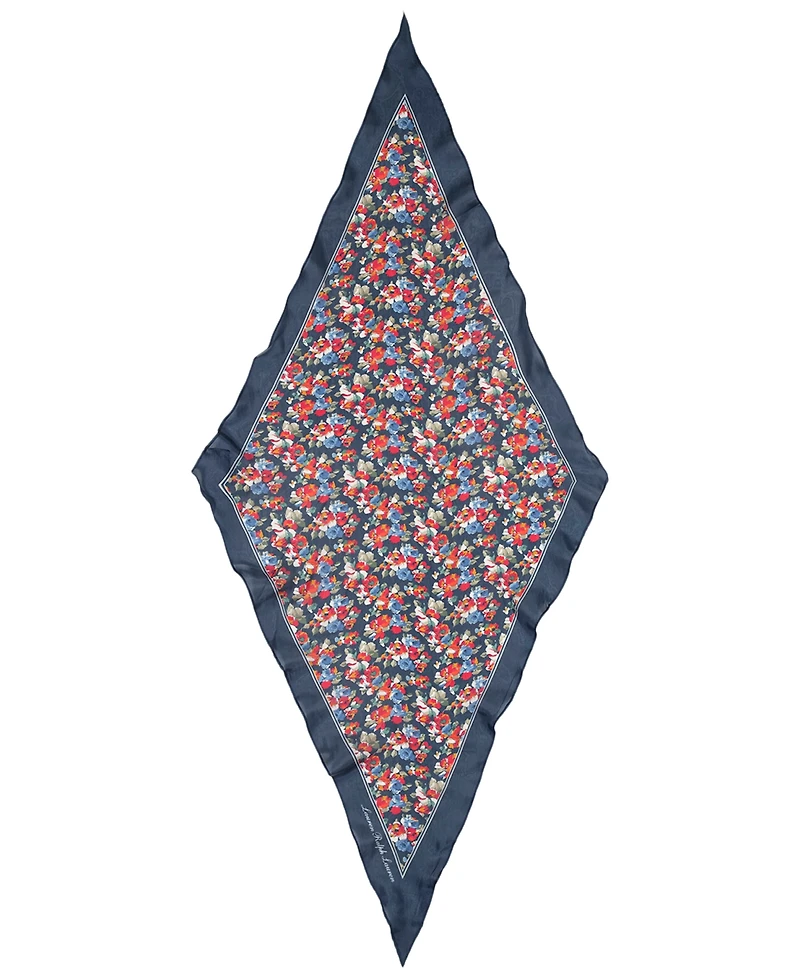 Lauren Ralph Lauren Floral Large Diamond Scarf