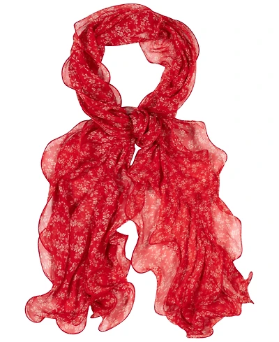 Lauren Ralph Lauren Spring Ditsy Double Ruffle Scarf