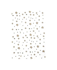 Hudson Baby Infant Cotton Poly Flannel Burp Cloths 4-Pack, French Bulldog Stars, One Size