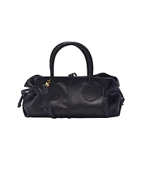 Carlos Falchi Mini Satchel Leather Bag