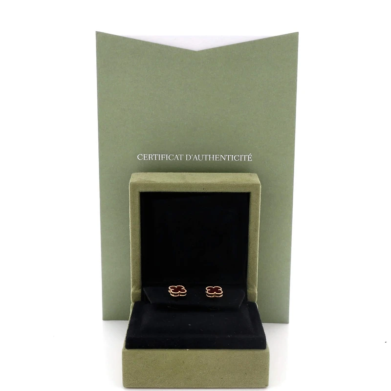 Pre-Owned Van Cleef & Arpels Sweet Alhambra Stud Earrings