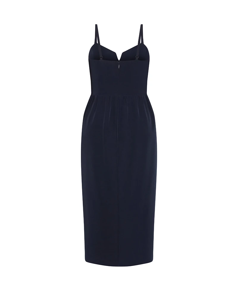 City Chic Women's Sassy Flex Fit Tulip V Dress