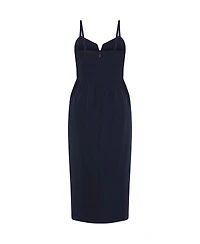 City Chic Women's Sassy Flex Fit Tulip V Dress