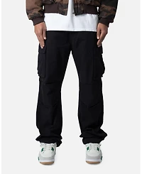 mnml Men's Ultra Baggy Relaxed Fit Cargo Pants