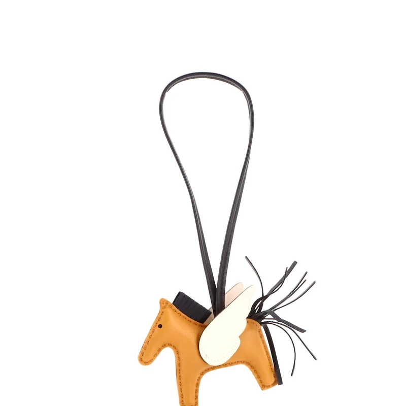 Pre-Owned HERMES Pm Pegase Rodeo Bag Charm Leather