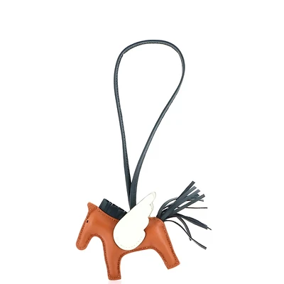 Pre-Owned HERMES Pm Pegase Rodeo Bag Charm Leather
