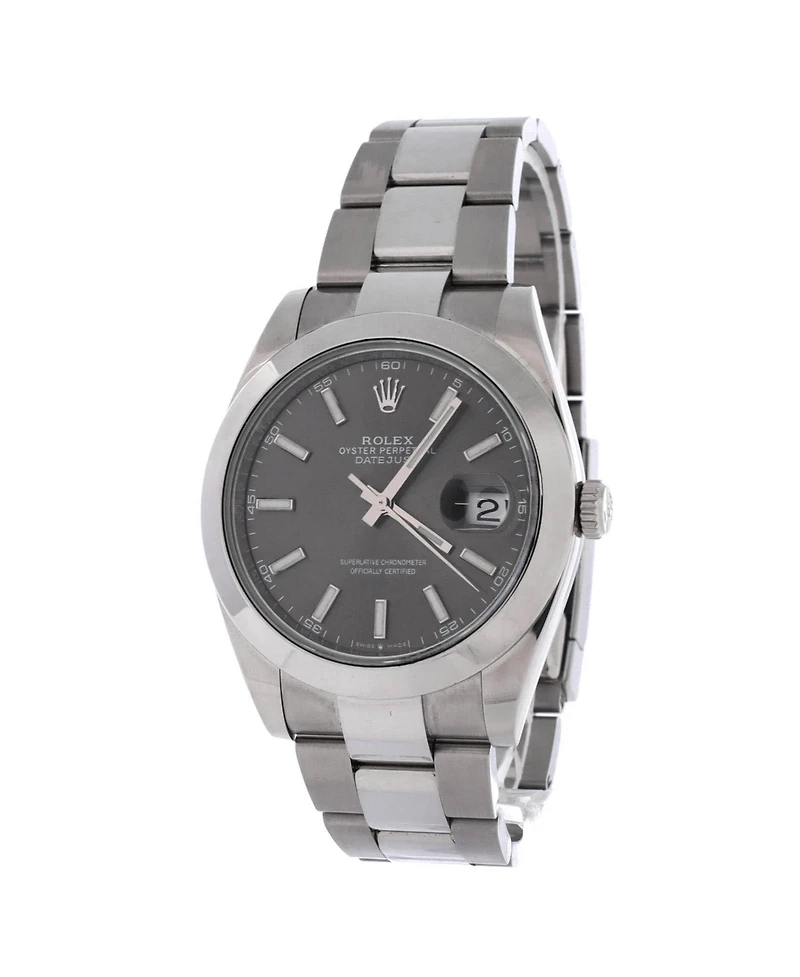 Pre-Owned Rolex Oyster Perpetual Datejust Automatic Watch in Stainless Steel 41mm