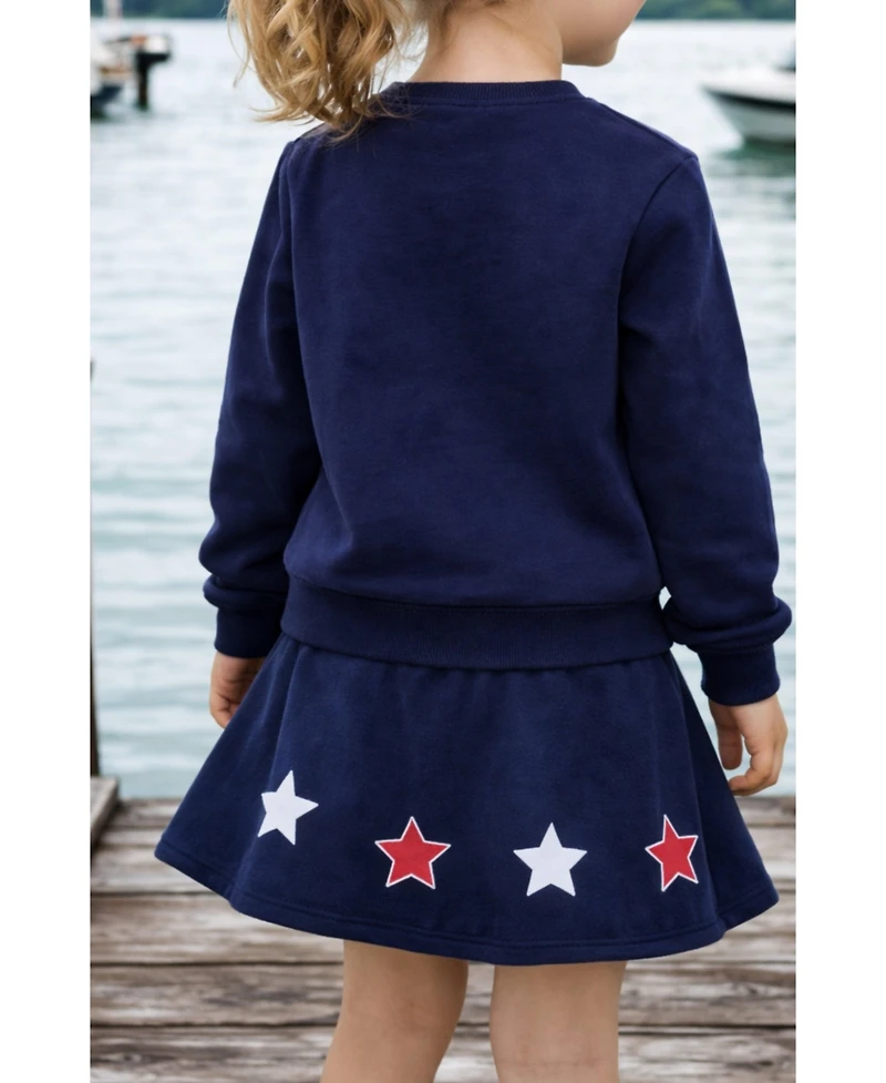 Bits & Bows Baby Unisex America Sweatshirt