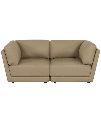 Versa 2-Pc. Leather Sofa