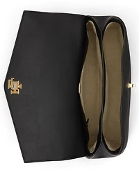Lauren Ralph Lauren Farrah Soft Leather Medium Satchel Handbag