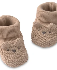 Carter's Baby Girls' and Boys' Bear Baby Booties