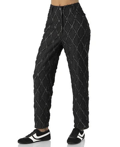 Ivonne Women's Straight-Leg Jeans with Distressed Detail