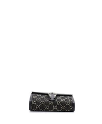 Pre-Owned Gucci Small Dionysus Chain Wallet Gg Denim