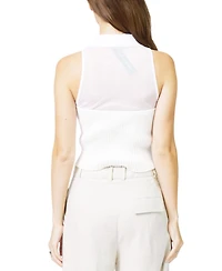 Central Park West Women's Brooklyn Sheer Polo Halter