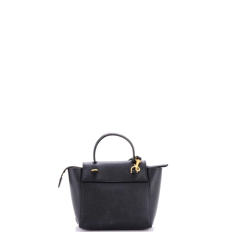 Pre-Owned Celine Pico Belt Bag Textured Leather