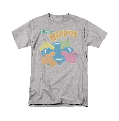Logovision Men's Hungry Hippos Time to Play T Shirt