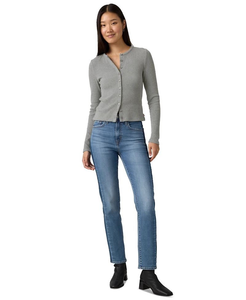 Levi's Juniors' Straight Leg High-Rise Jeans