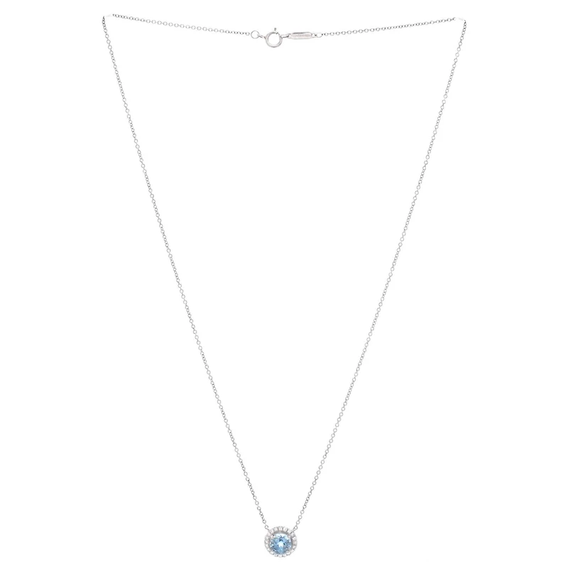 Pre-Owned Tiffany & Co Soleste Round Pendant Necklace