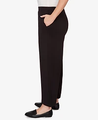 Alfred Dunner Plus Seville Wide-Leg Ankle Pants