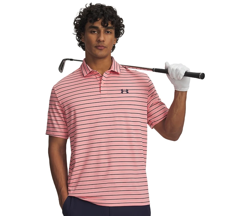Under Armour Men's Matchplay Stripe Polo Shirt