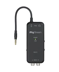 Ik Multimedia iRig Stream Solo Ultracompact 3x1 Trrs Audio Interface for Smartphones and Tablets