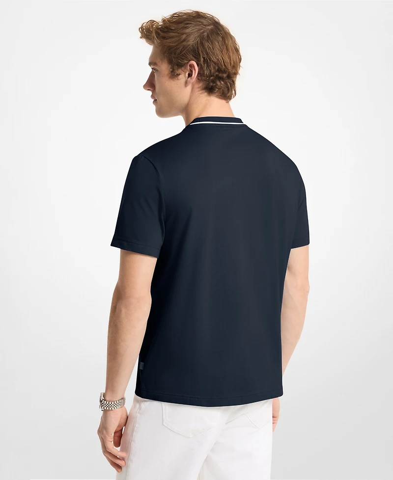 Michael Kors Men's Contrast Tipping Crewneck T-Shirt