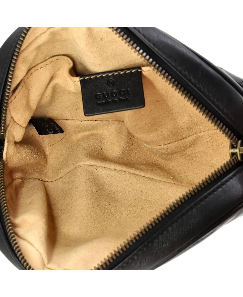 Pre-Owned Gucci Gg Marmont Belt Bag Matelasse Leather