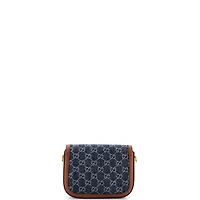 Pre-Owned Gucci Mini Horsebit 1955 Shoulder Bag Gg Denim