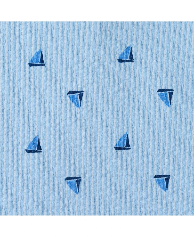 Andy & Evan Toddler Boys Toddler/Child Sailboat Button Down and Shorts Cabana Set