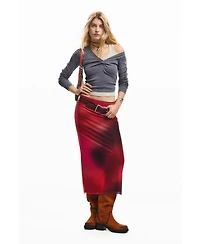 Desigual Women's Midi Tulle Skirt