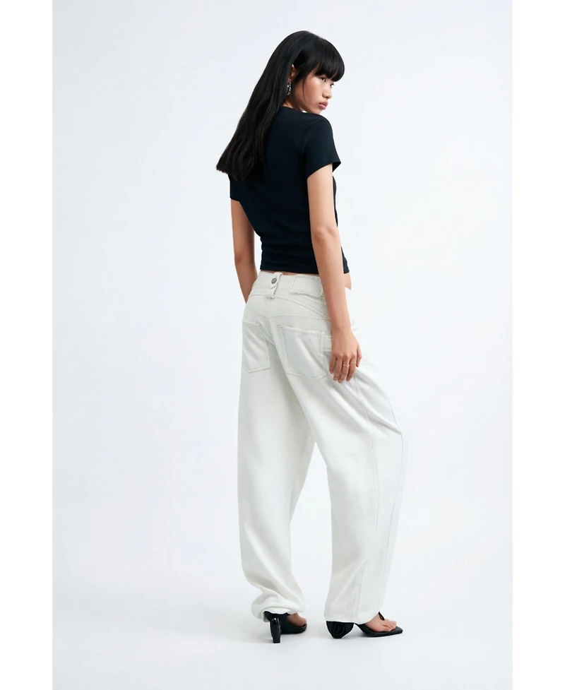 Desigual Women's Baggy Pants Buttons