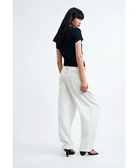 Desigual Women's Baggy Pants Buttons