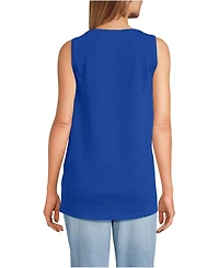 Lands' End Petite Supima Cotton Tunic Tank Top