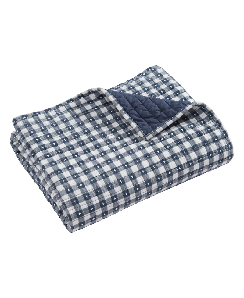 Levtex Camden Buffalo Check Reversible Quilted Throw, 50" x 60"
