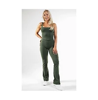 Vitality Women's Cloud Ii Flared High-Rise Trouser Pant Midnight