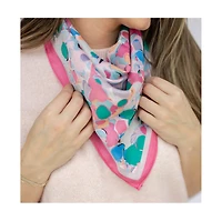 Headbands of Hope Women's Satin Abstract Floral Headscarf
