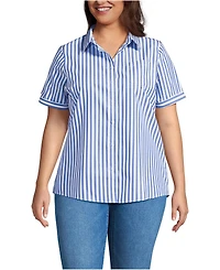 Lands' End Plus Wrinkle Free No Iron Shirt
