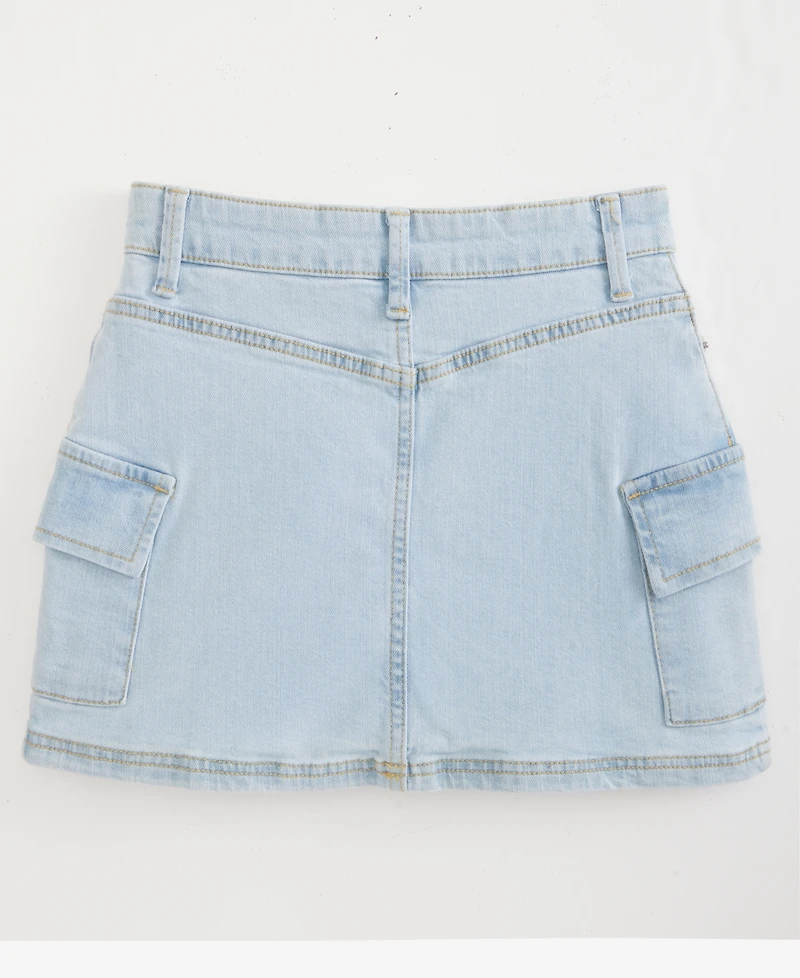 Epic Threads Girls' Xs-xl Denim Cargo Skirt, Macy's Exclusive