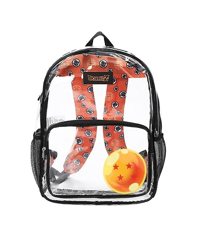 Dragon Ball Z Dragon Ball 16" Clear Backpack For School And Travel