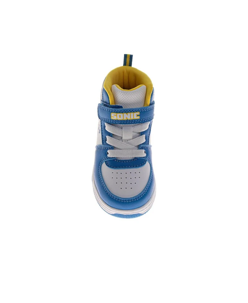 Sonic The Hedgehog Little Boys Blue High-Top Sneakers