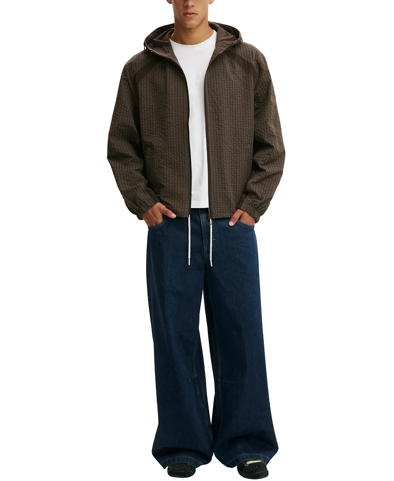 Cotton On Men's Hooded Spray Long-Sleeve Jacket