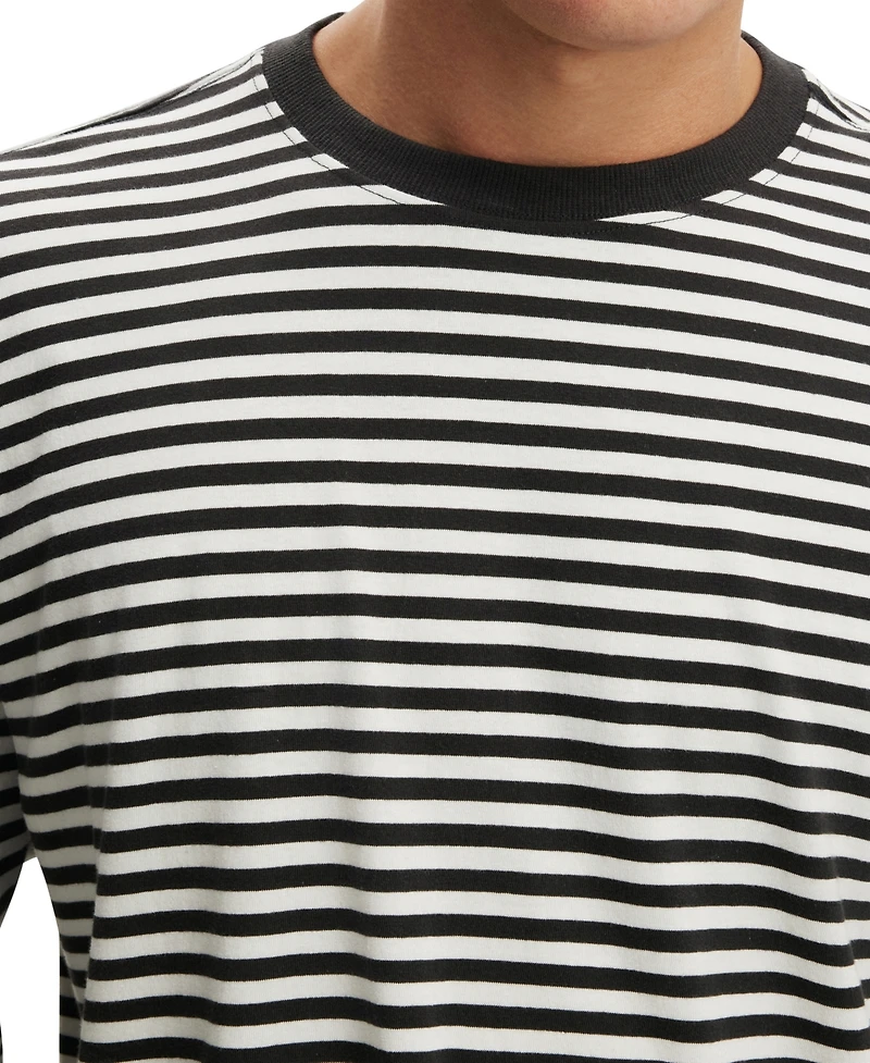 Cotton On Men's Cropped Modern-Fit Long-Sleeve T-shirts