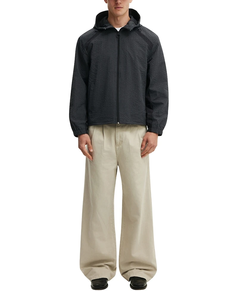 Cotton On Men's Hooded Spray Long-Sleeve Jacket