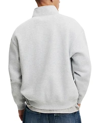 Cotton On Men's Zip Fleece Sweatshirt