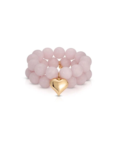 Ettika Luck and Love Turquoise Stretch Bracelet