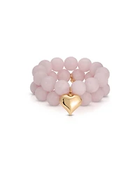 Ettika Luck and Love Turquoise Stretch Bracelet